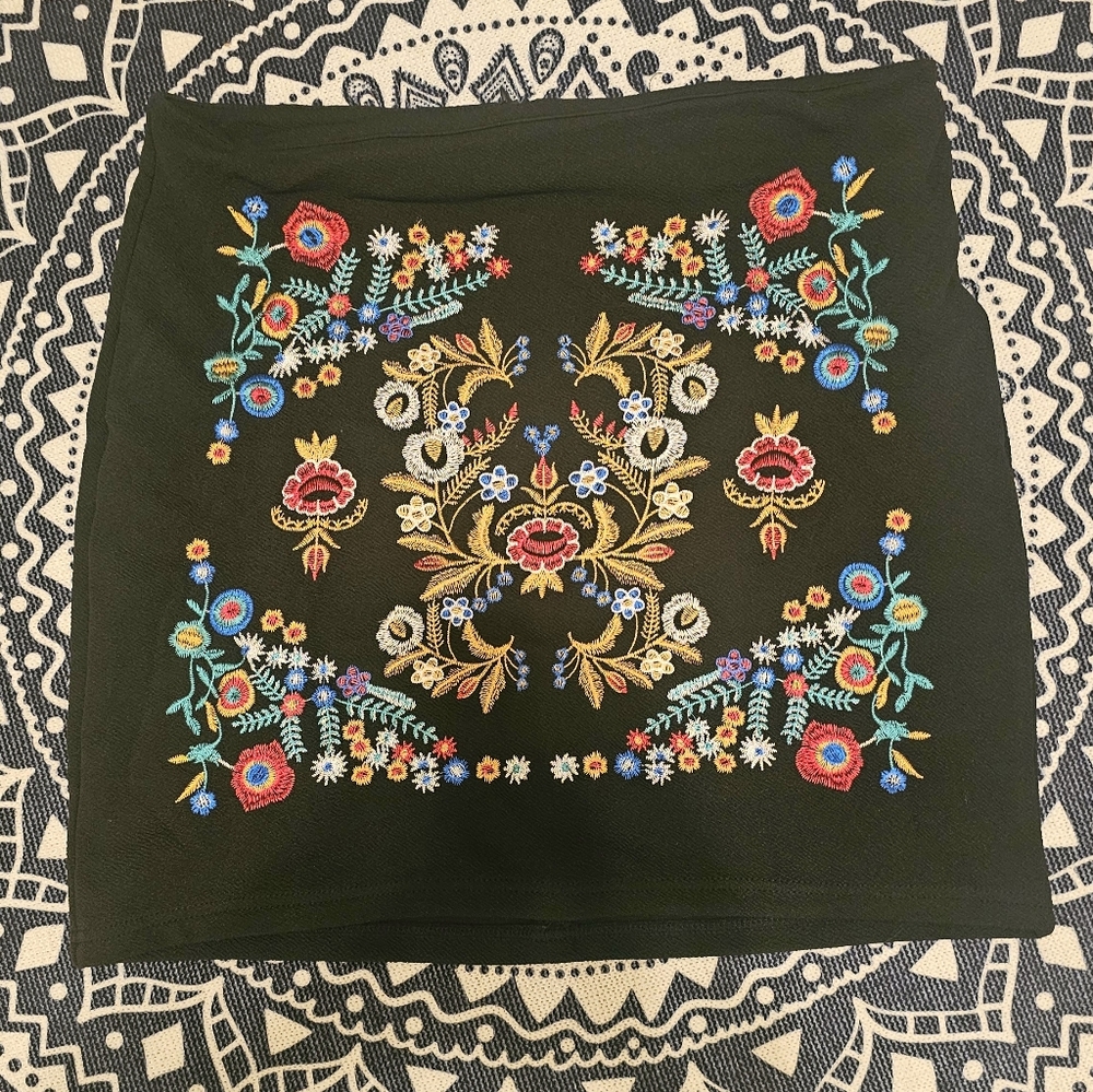 NEW, Boho mini skirt